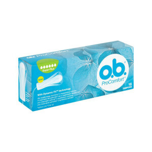 O.B. Tampony 16ks PC Super+ (5/bal 120/krt)