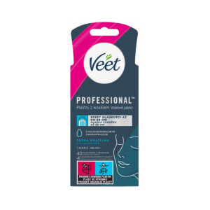 Veet Vosk.pásky 40ks Pro. Studené na obličej pro citlivou pokožku (12/krt)