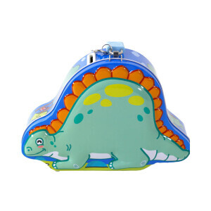 Pokladnička plechová se zámkem Dinosour S-231 (12/bal 120/krt)
