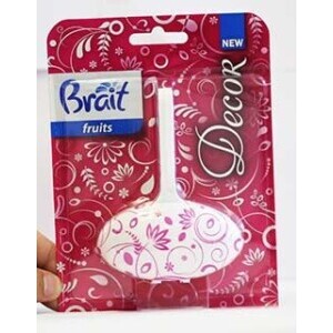 Brait 40g Decor blistr do WC Fruits (24/krt)