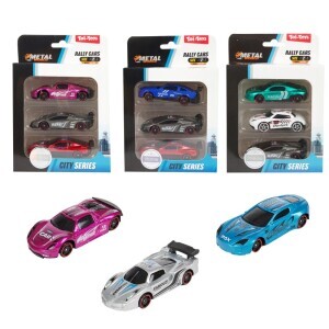 Toi-Toys metal auto závod(24ks/krt)
