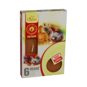Admit Svíčka čajová Maxi 6ks Opium (8/bal)