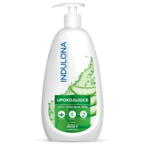 Indulona 400ml tělové mléko Zklidňující Aloe Vera(6/krt)