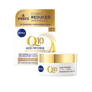 Nivea Pleť.krém 50ml Q10 Anti Wrinkle Extra Nourishing SPF15  (12/krt)