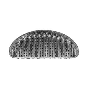 Tác ALU na gril půlkulatý 32,5*19cm 3ks (40/krt)