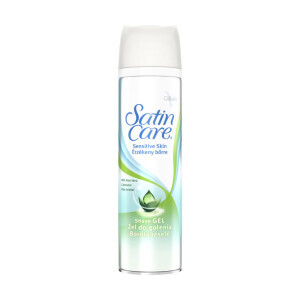 Satin Care 200ml Gel na holení CZ Sensitive Aloe Vera (6/bal)