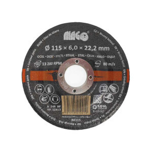 Brusný kotouč na kov 115x6x22,2mm