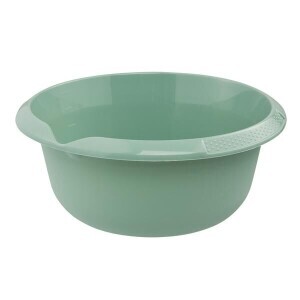Miska kulatá s výlevkou Ø 24x10 2,5L zelená (10/krt)