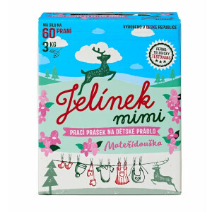 Jelínek 3kg prací prášek 60PD mateřídouška(5/krt)