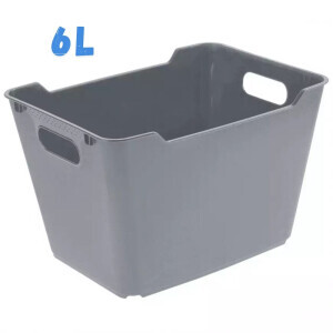 Stylový box šedá 6L(6/krt)