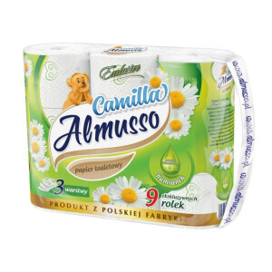 Almusso toaletní papír Camilla 3 vrstvý 9ks (7/krt)