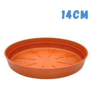 Miska pod květináč Loft Ø14brown 2(18/bal)