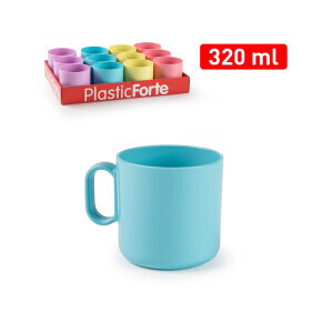 P.Forte Hrnek plast Dino 320ml Color (12/bal)