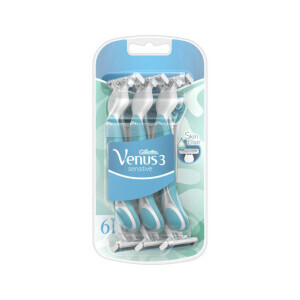 Gillette Venus 3 Sensitive holítko 6ks(24/krt)