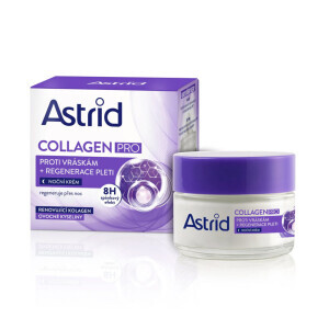 Astrid 50ml Pleť. Krém Collagen Pro Noční Proti Vráskám  (6/krt)