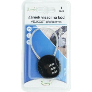 Zámek visací na kód (24/bal 288/krt)
