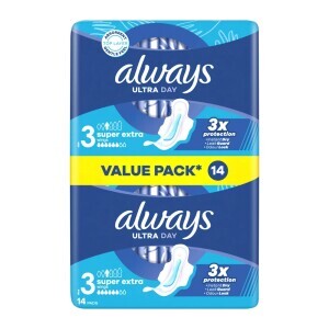 Always vložky Ultra Day Super Extra Duo 14ks (10/krt)