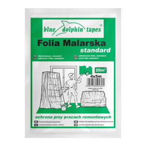 Zakrývací fólie 4x5m (50/krt)