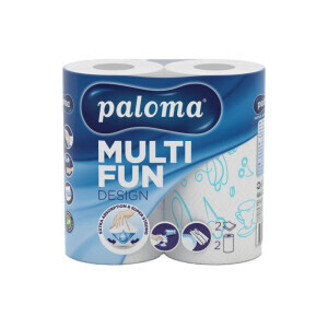 Paloma Kuch.utěrky 2ks 2-vrstvý/11m Multi Fun Design (16/bal)