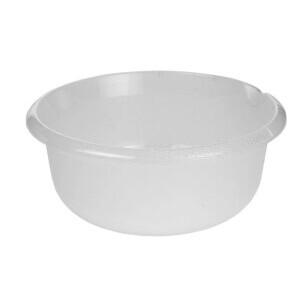 Miska kulatá s výlevkou Ø 36x15 9Ltransp. (10/krt)