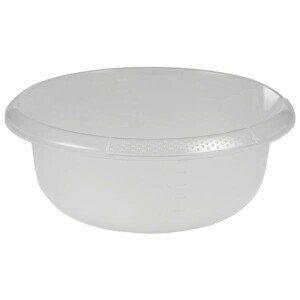 Miska kulatá s výlevkou Ø 28 x11 3,5Ltransp. (10/krt)