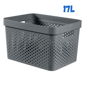 Curver Košík uložný 17L Šedá (5/krt)