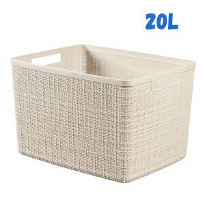 Curver Košík uložný 20L Off white (6/krt)