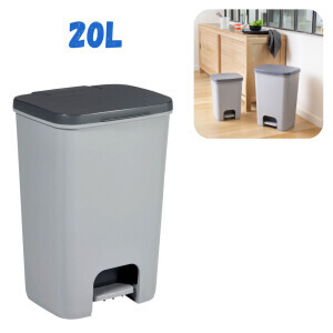 Curver Odpadkový koš 20L Střibrná/Šedá (5/krt)