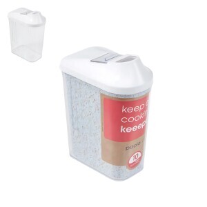 Zásobník na sypké suroviny 11X6,5X19 1Lbílá (10/krt)