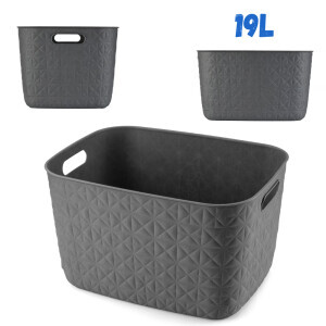 Curver Košík plast 19L Šedá (5/krt)