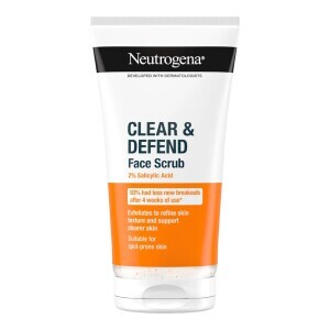 Neutrogena 150ml Peeling Clear & Defend (6/krt)