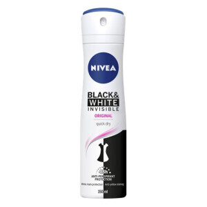 Nivea 150ml Spray N F AP B&W Invisible Original (6/krt)