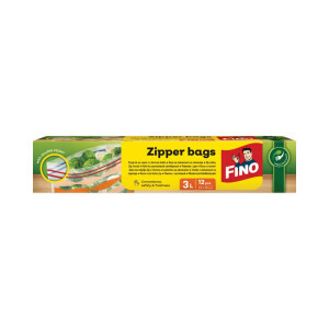 Fino Zipper Sáčky 3L 12Ks (28/krt)