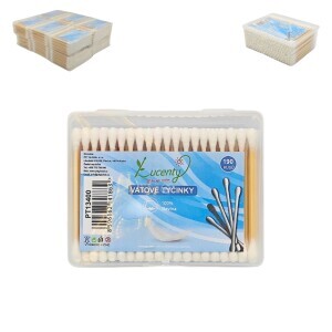Vatové tyčinky box 190ks (12/bal 240/krt)