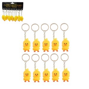 Klíčenka silikon Duck (12/bal 1200/krt)
