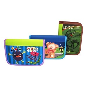 Concorde Penál Méďa, Dino, Monster, 1 p., 2chlopně (12/bal 72/krt)