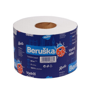 Beruška Toaletní papír 2-vrstvý 65m (36/bal)