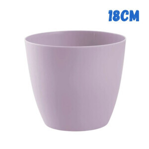 Květináč Ella mat Ø18cm levandulová(9/krt)