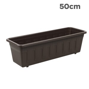 Truhlík Garden 50cm hnědá (10/krt)