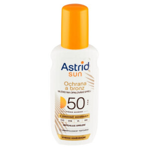 Astrid Sun 150ml Mléko Na Opalování Bronz Sprej OF50