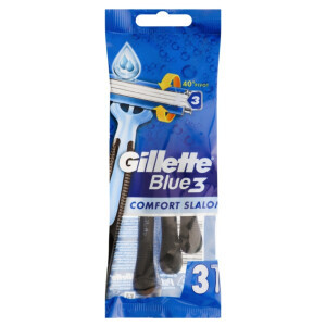 Gillette Blue3 Holítka Slalom Comfort (15/bal 180/krt)