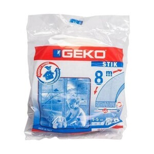 GEKO-Těsnění do oken samolepící molitan 15x6mm/8m-bílé(10/bal)