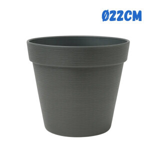 Květináč Loft Ø22 Gray 1(20/bal)