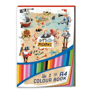 Argus Barevné papíry A4 Let’s be Pirates (3/bal)