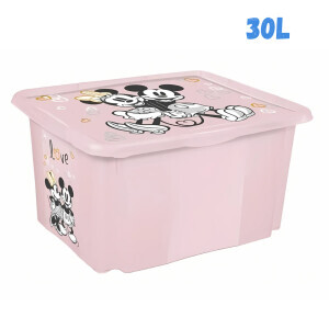 Úložný box růžová 30L(5/krt)