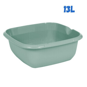 Miska kulatá+výlevkou zelená 13L(10/krt)