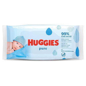 Huggies Vlh.ubrousky 56ks Pure (10/krt)