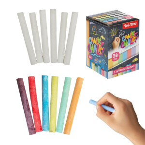 Toi-Toys Křídy MIX 8cm 36ks (36/bal 72/krt)