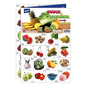 MFP Pexeso 3xA4 Ovoce a zelenina