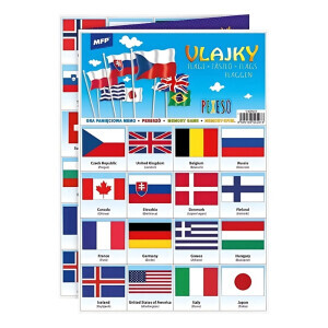 MFP Pexeso 3xA4 Vlajky